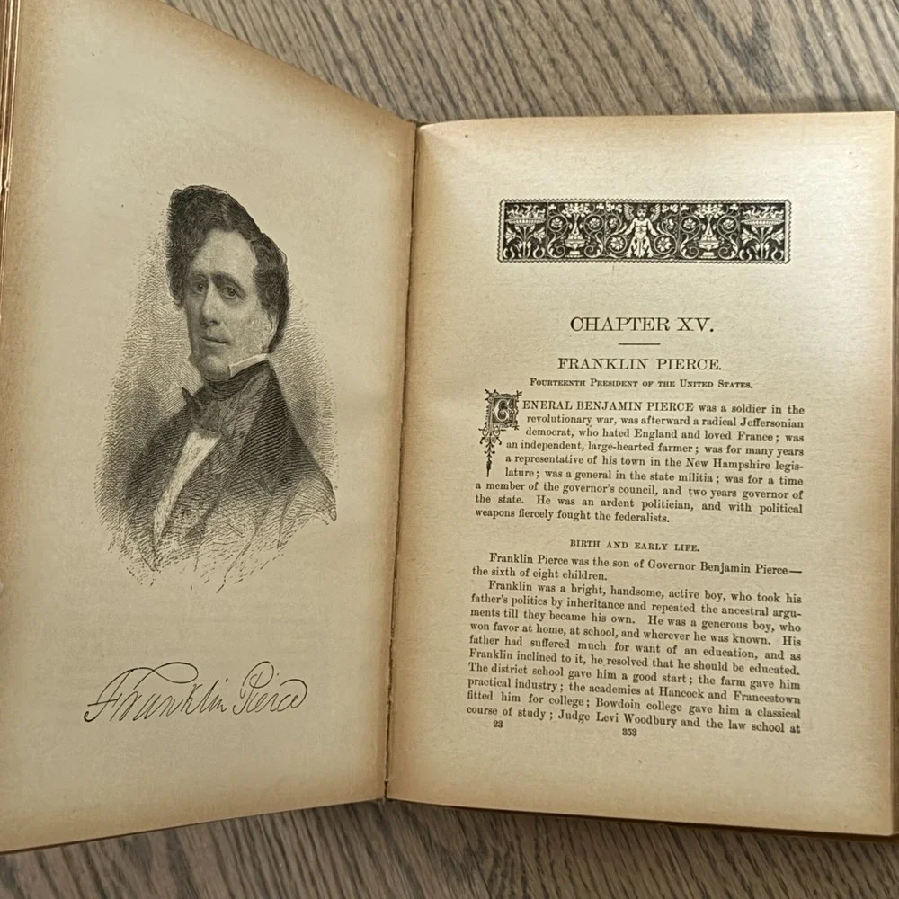 1896 The Lives and Graves Of Our  Presidents Antique Book Illustrated Weaver